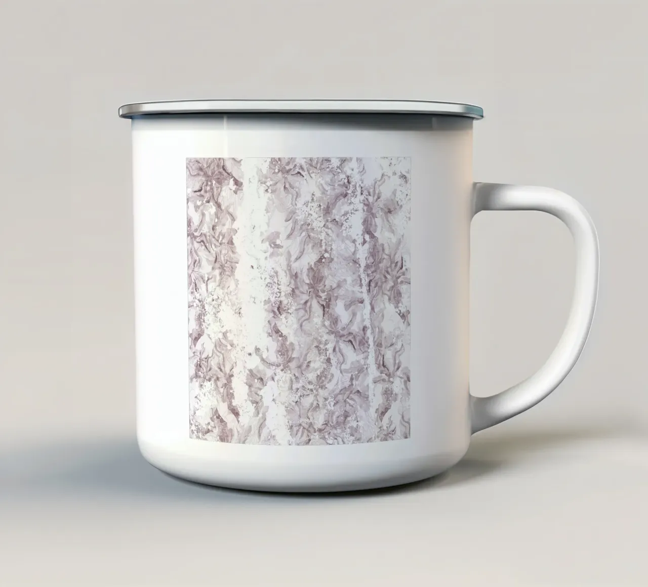 fiore grunge2 tazza in smalto da Giulio Iurissevich