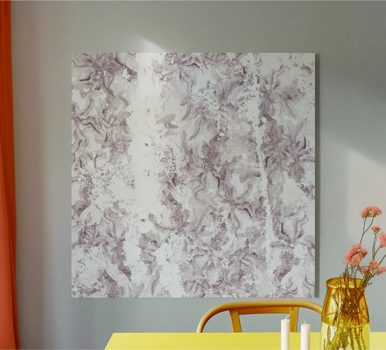 flower grunge2 acrylic glass by Giulio Iurissevich