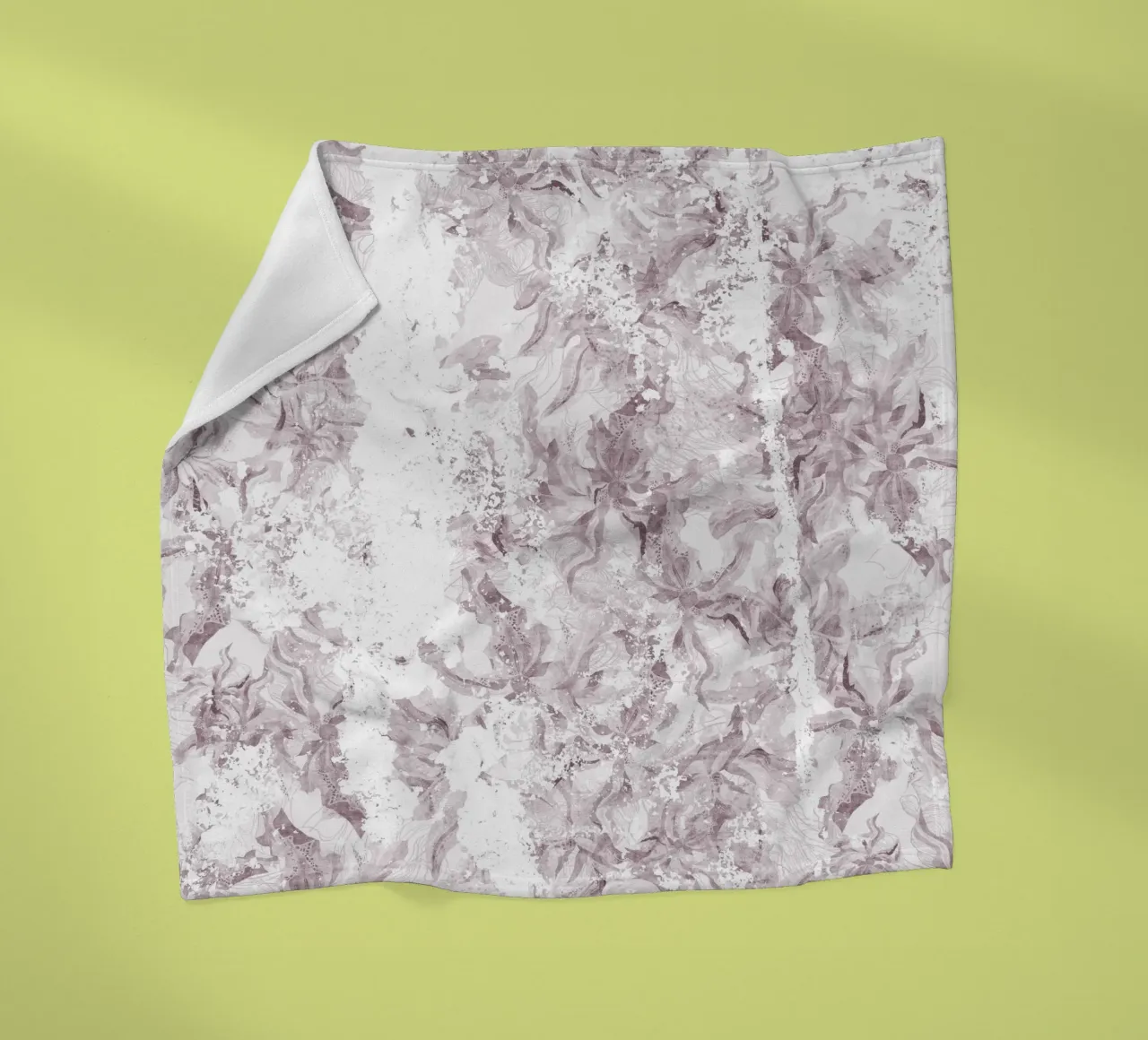 fiore grunge2 coperta in pile da Giulio Iurissevich