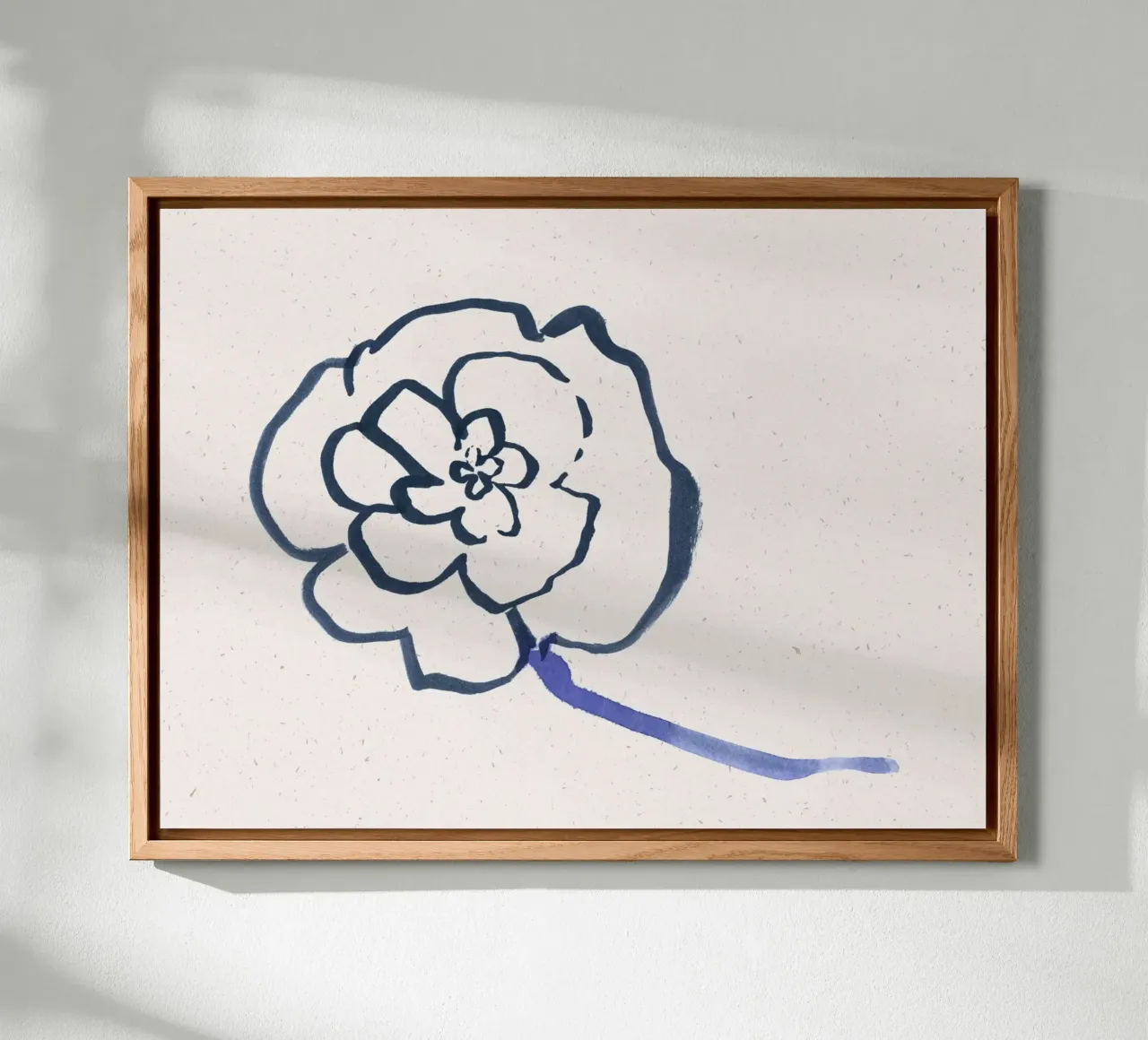 Blue Blooms 07 alluminio dibond da Leaflover