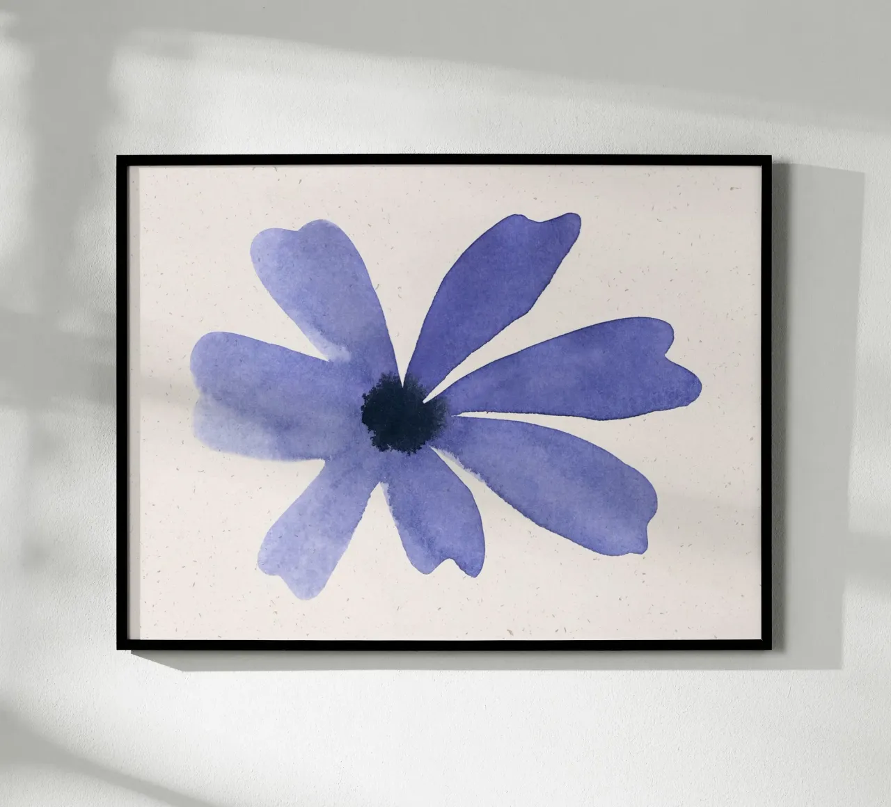 Blue Blooms 08 carta hahnemühle da Leaflover