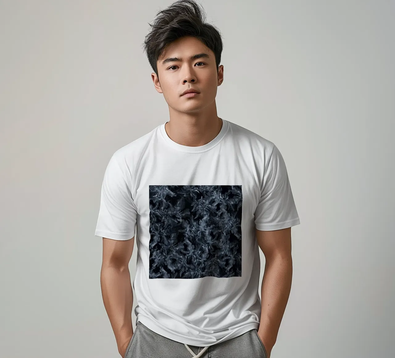 reverse grunge flora t-shirt da Giulio Iurissevich