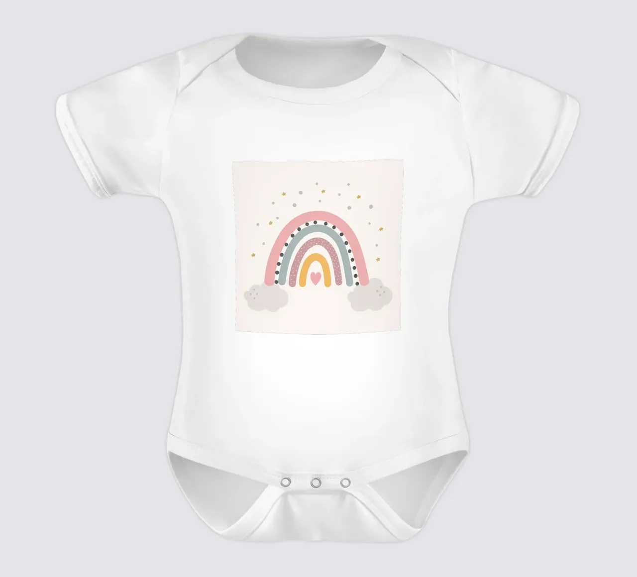 arcobaleno estetico body neonato maniche corte da bonglantrungmuoi