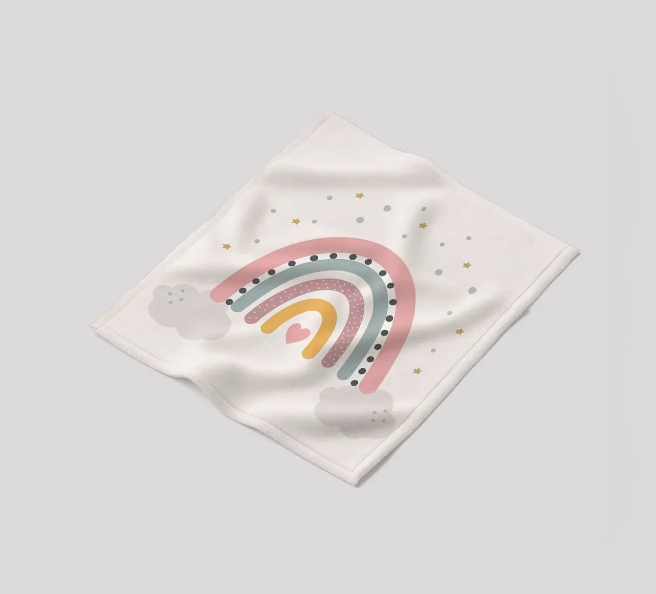 arcobaleno estetico coperta in pile da bonglantrungmuoi