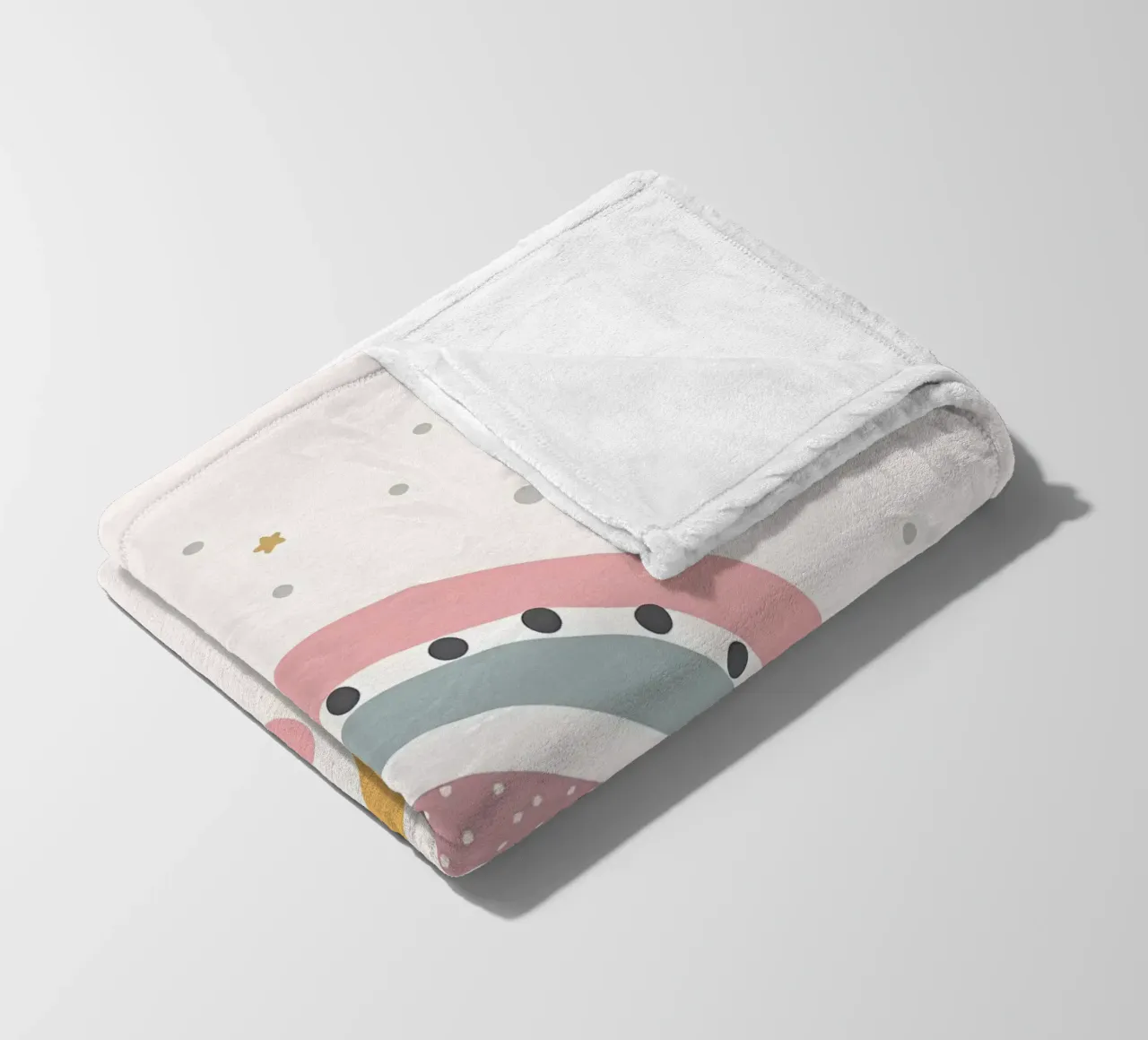 arcobaleno estetico coperta in pile da bonglantrungmuoi