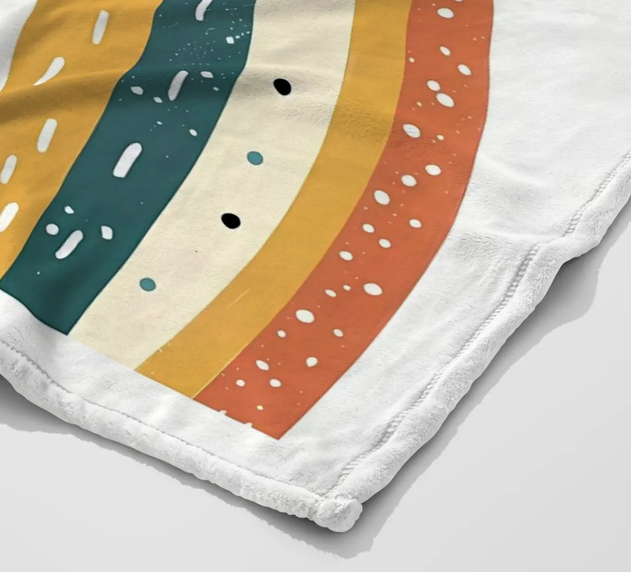 arcobaleno estetico coperta in pile da bonglantrungmuoi