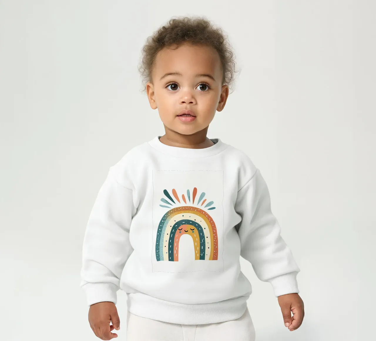 arcobaleno estetico felpa neonato da bonglantrungmuoi