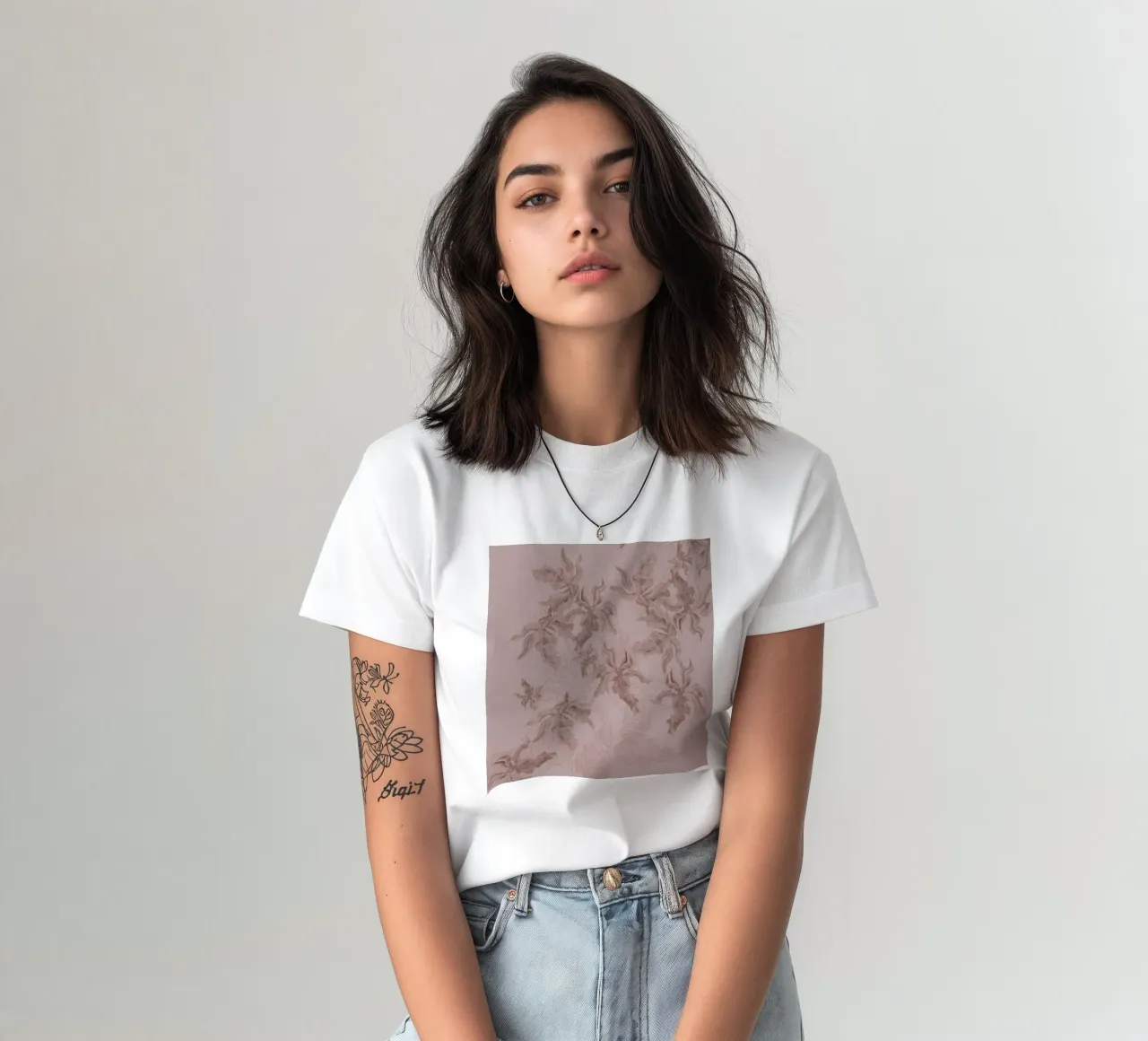 vertebra floreale t-shirt da Giulio Iurissevich