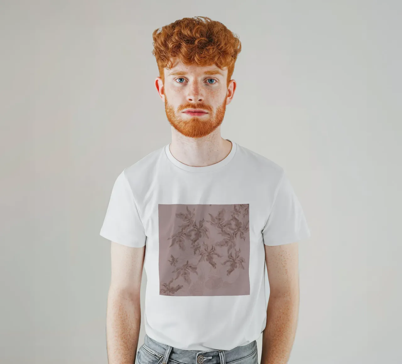 vertebra floreale t-shirt da Giulio Iurissevich