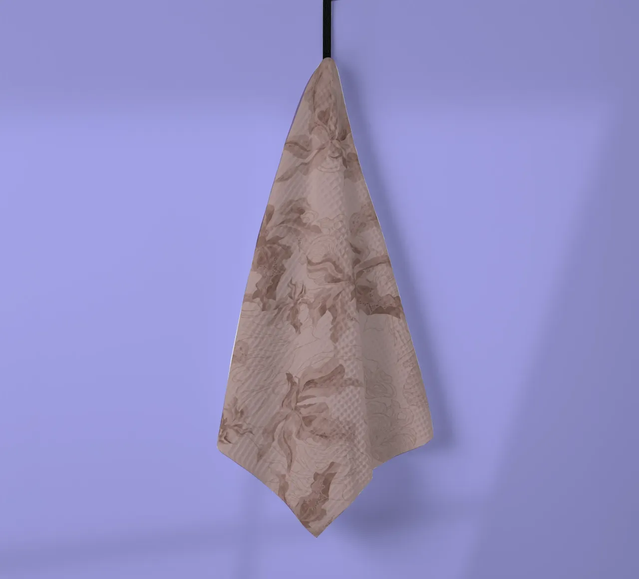 vertebra floreale canovaccio da cucina da Giulio Iurissevich