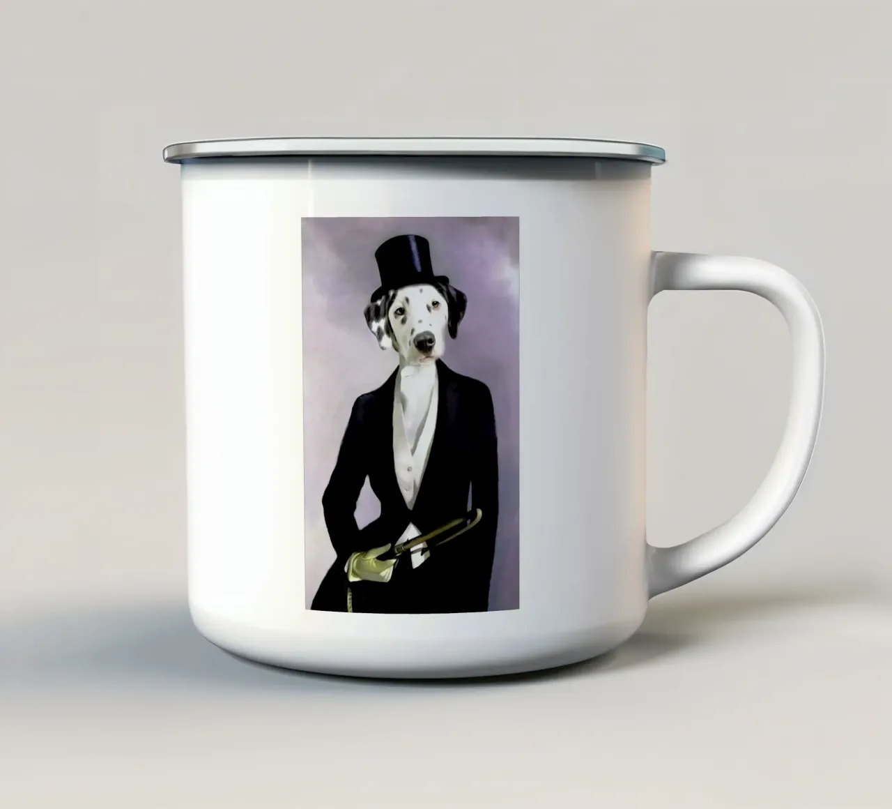 Lady Dalma tazza in smalto da Tein Lucasson
