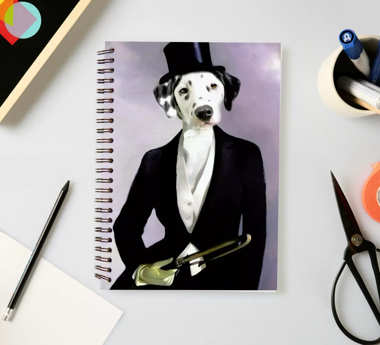 Lady Dalma spiral notebook by Tein Lucasson