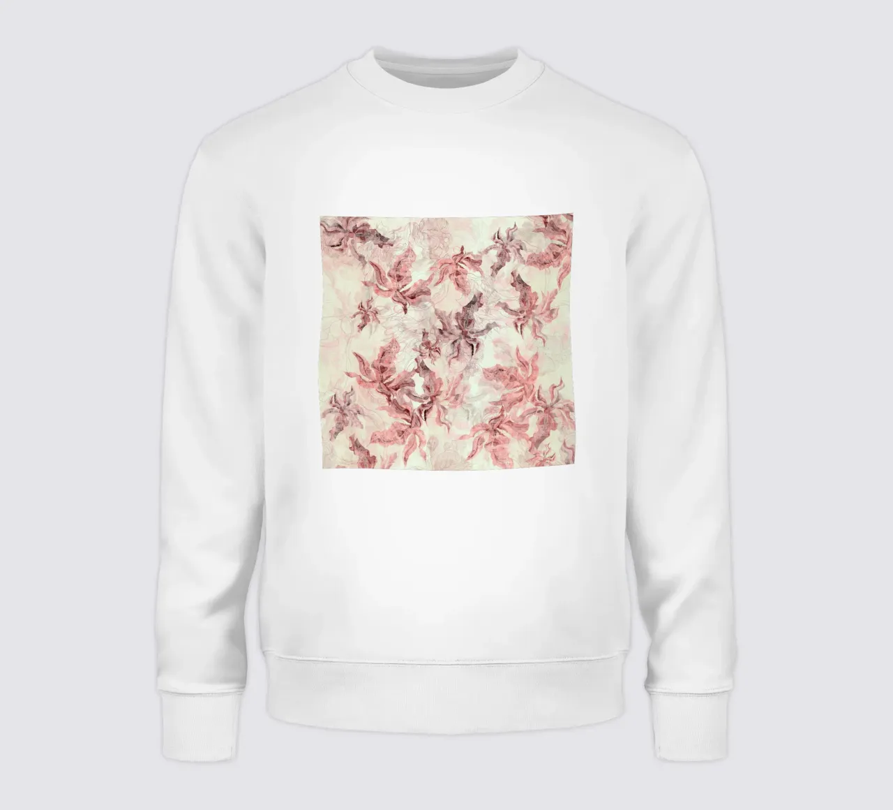 orange fower felpa da Giulio Iurissevich