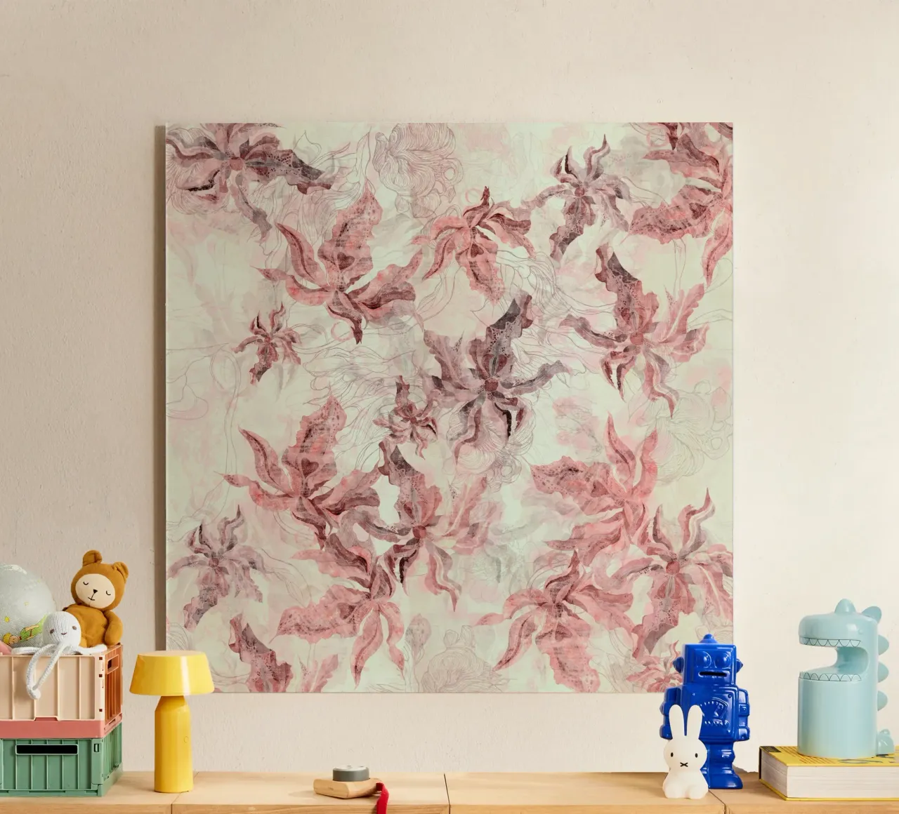 orange fower plexiglass da Giulio Iurissevich