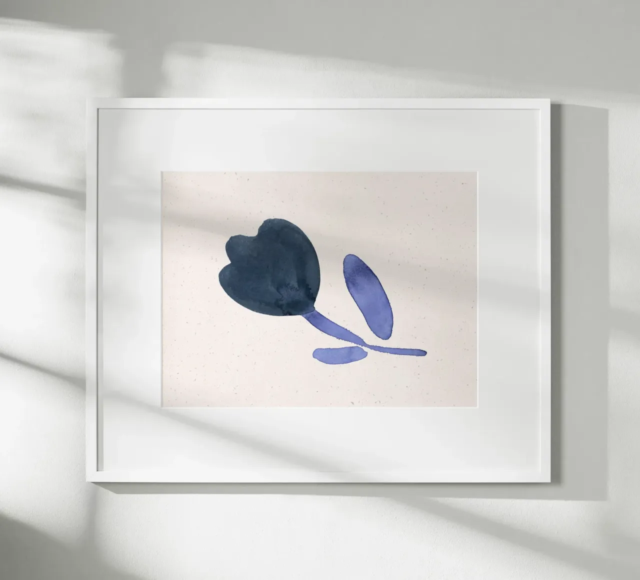 Blue Blooms 10 carta hahnemühle da Leaflover