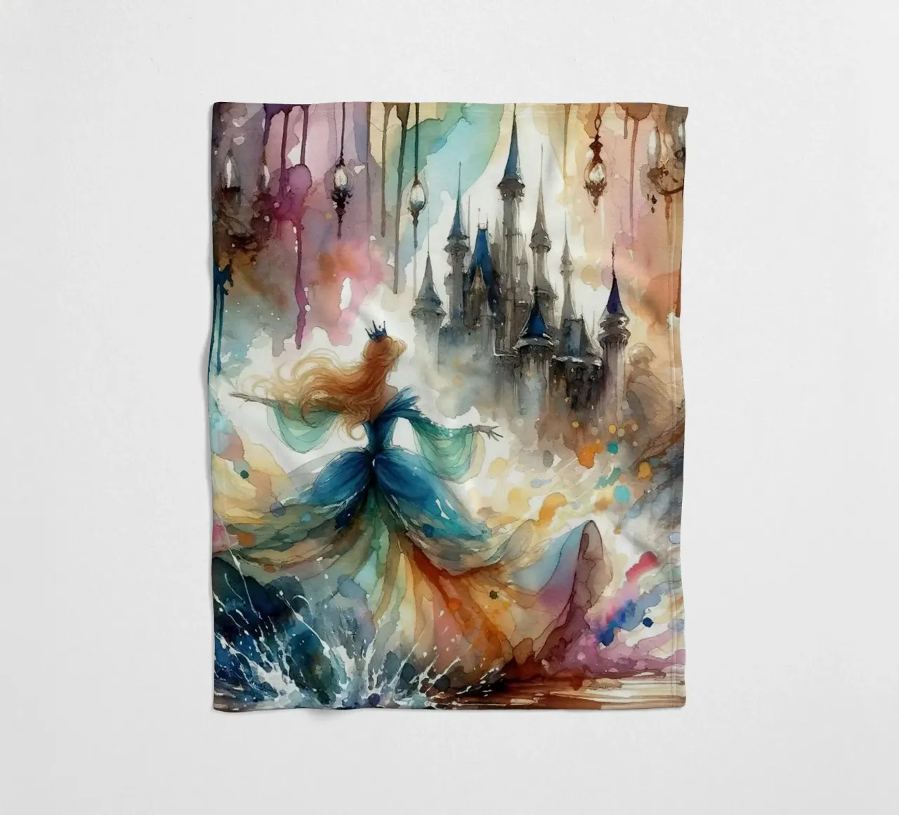 Il magico momento di trasformazione di Cenerentola coperta in pile da Chromatic Fusion Studio