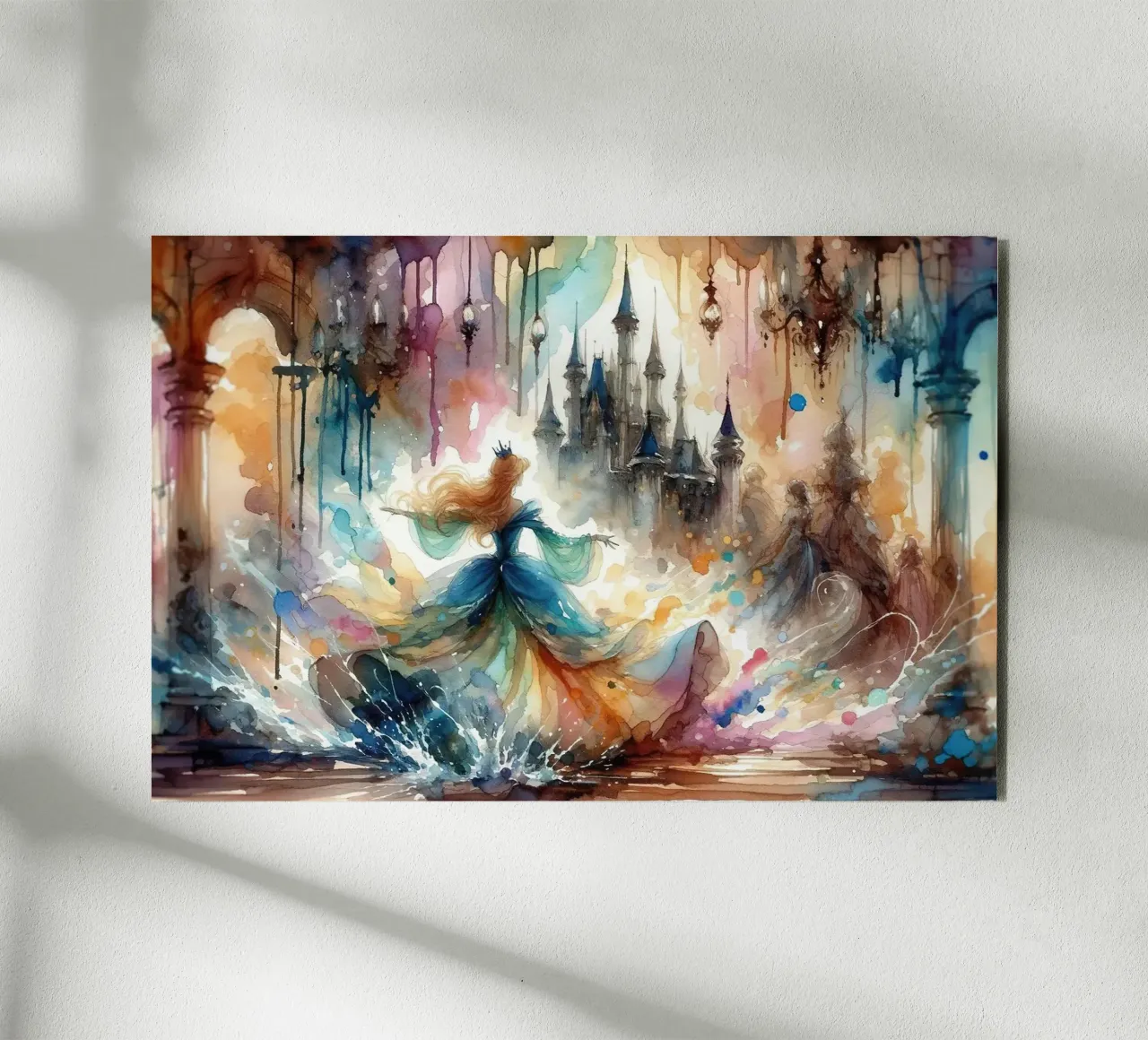 Il magico momento di trasformazione di Cenerentola alluminio dibond da Chromatic Fusion Studio
