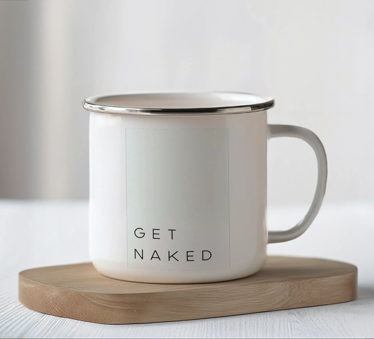 Get Naked II tazza in smalto da Studio One