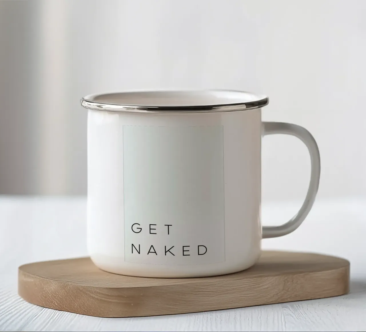 Get Naked II tazza in smalto da Studio One