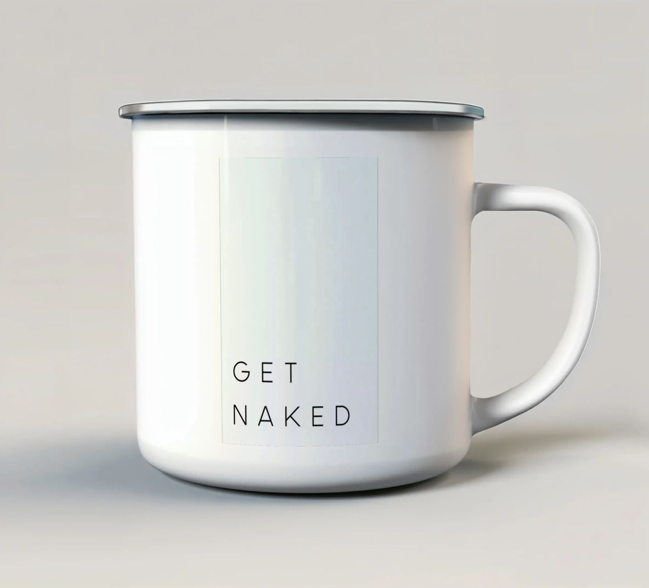 Get Naked II tazza in smalto da Studio One