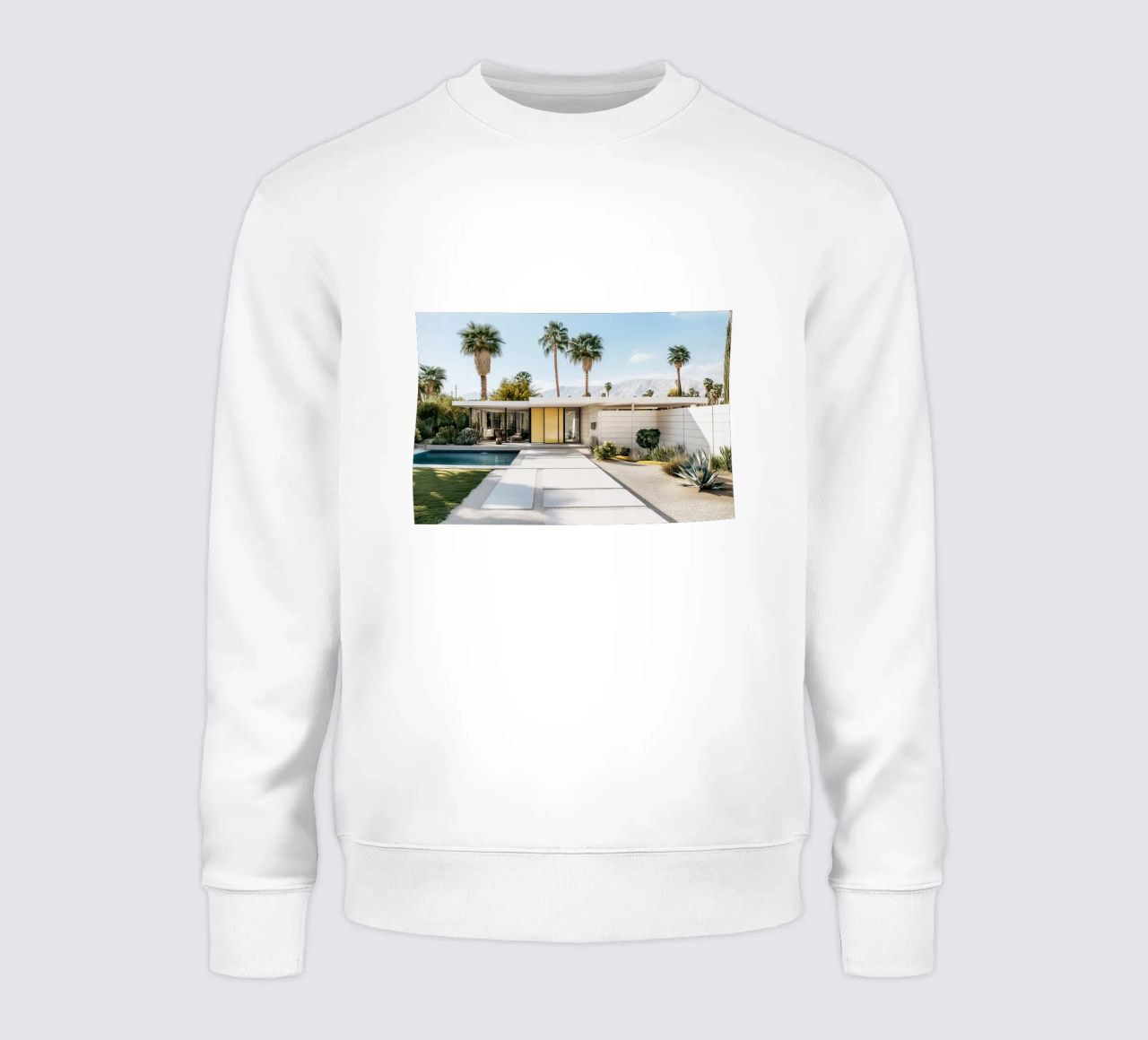 Bungalow de época en Palm Springs sudadera de Carinaprint