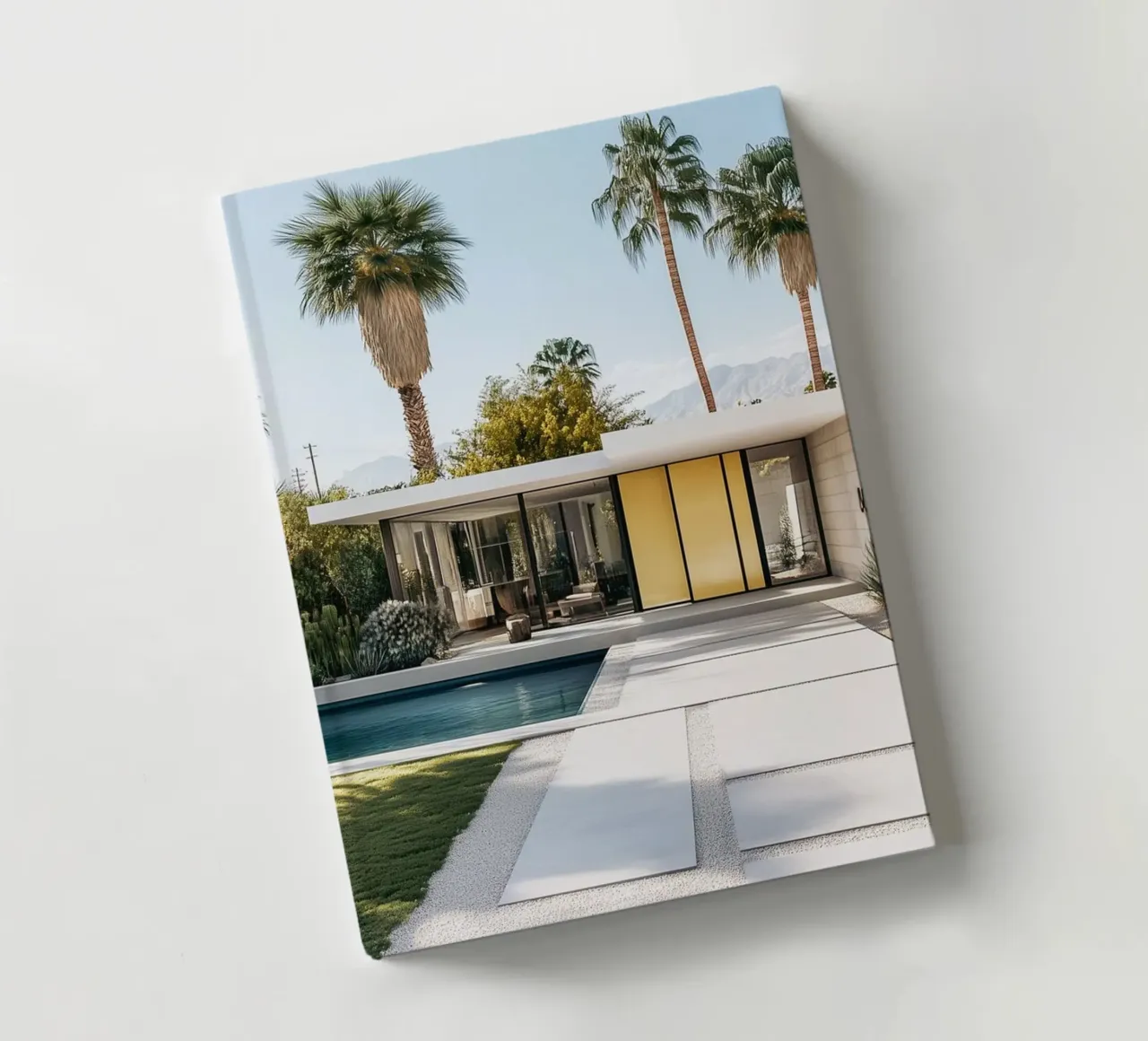 Palm Springs Vintage Bungalow notebook by Carinaprint