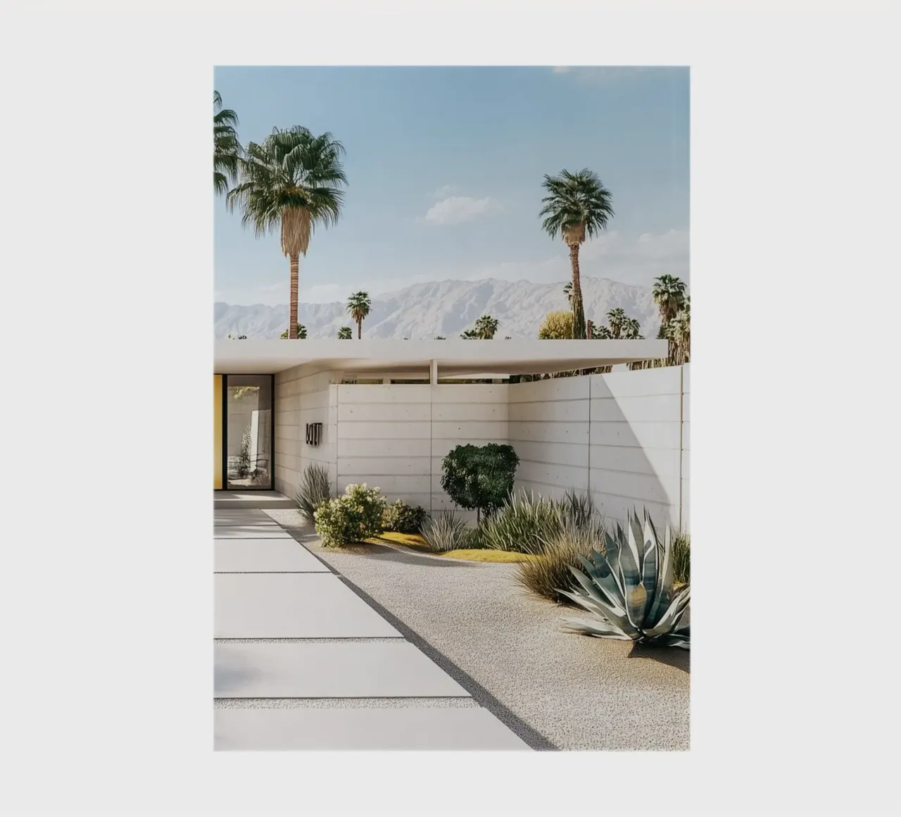 Palm Springs Vintage Bungalow notebook by Carinaprint