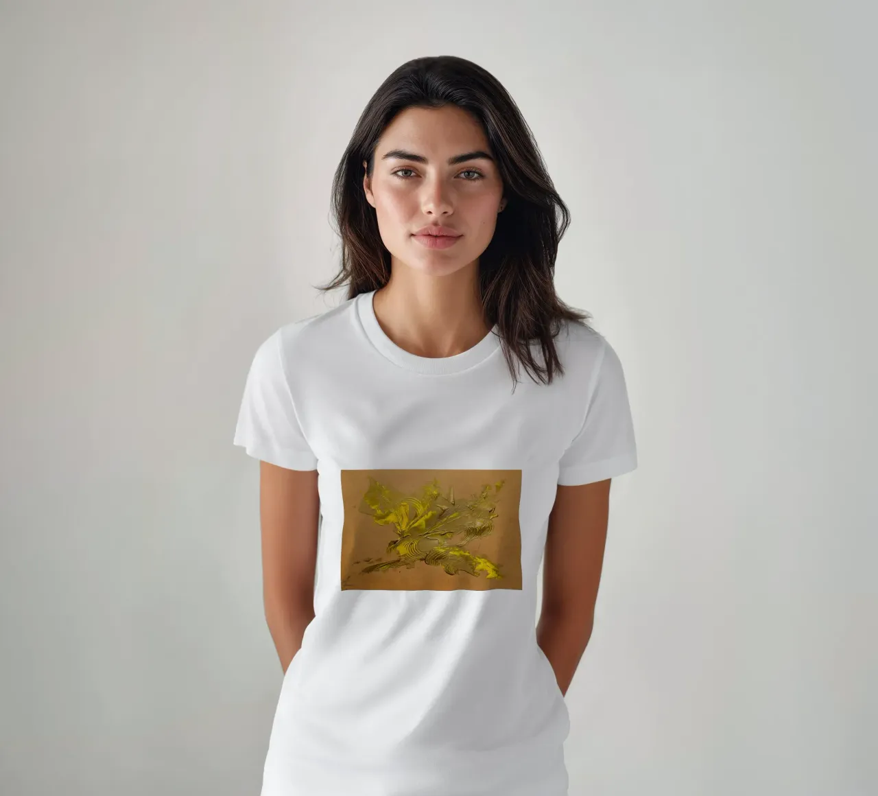 NATURAL STYLE 48 t-shirt da Thierry Vobmann Abstract painting