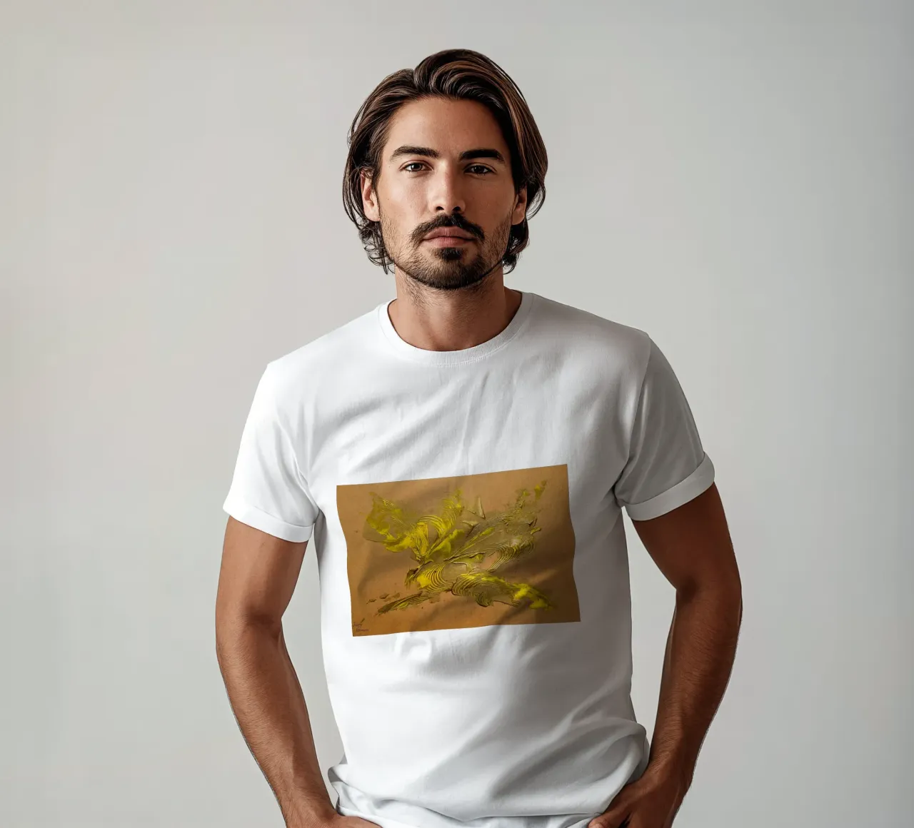 NATURAL STYLE 48 t-shirt da Thierry Vobmann Abstract painting