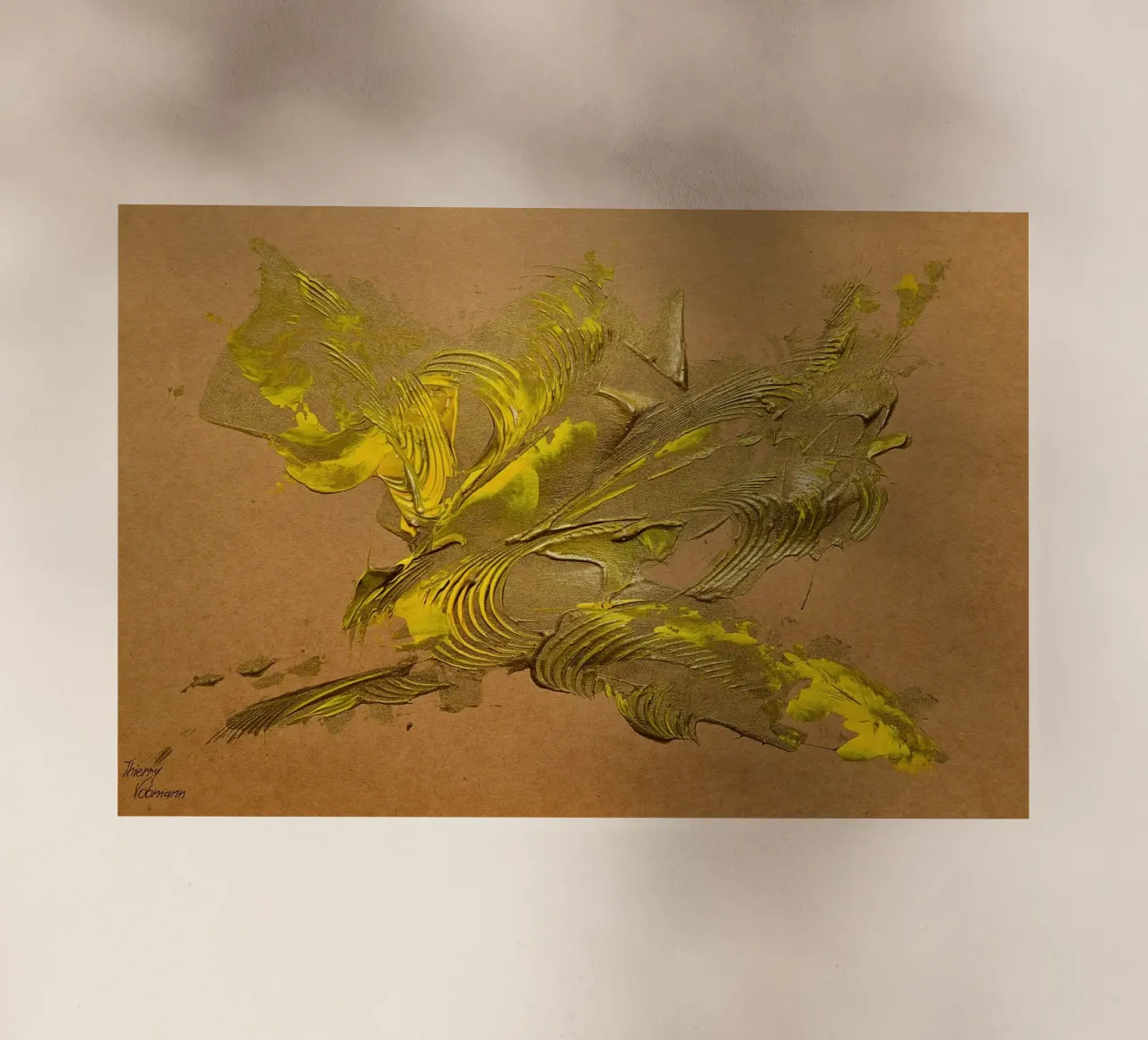 NATURAL STYLE 48 pellicola backlit da Thierry Vobmann Abstract painting