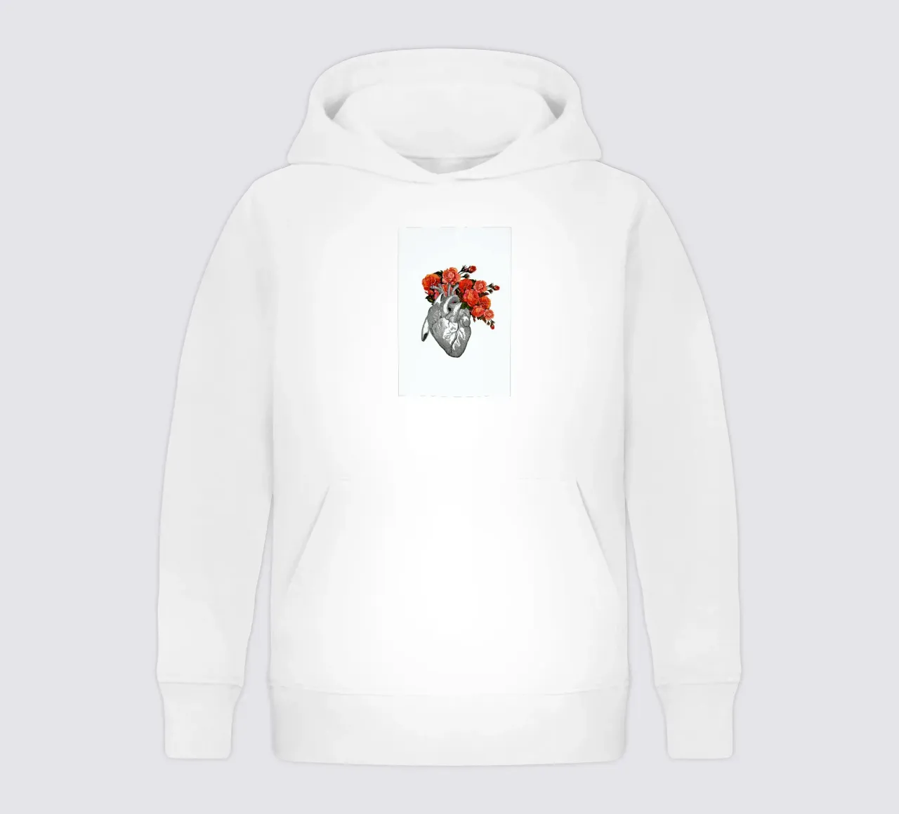 Flowering heart felpa bambino con cappuccio da Rococco LA