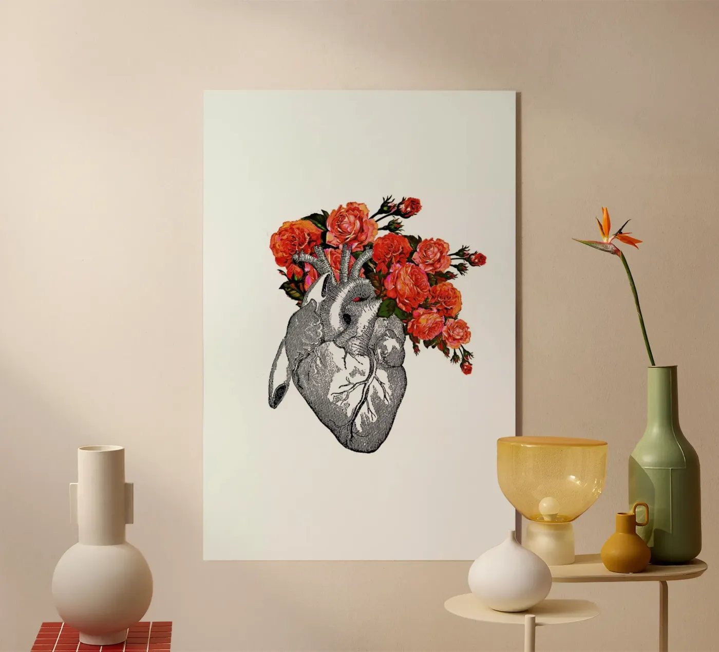 Flowering heart plexiglass da Rococco LA