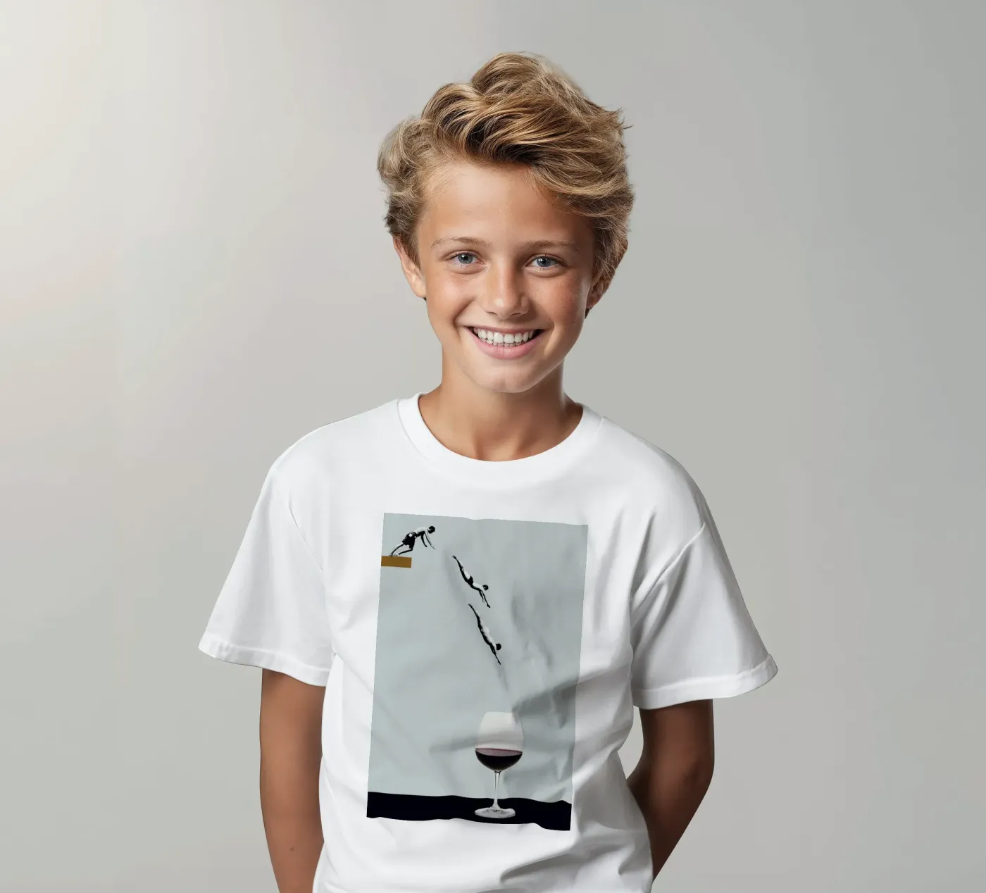 Your Best Friends Forget You Get Old kids t-shirt by Maarten Léon