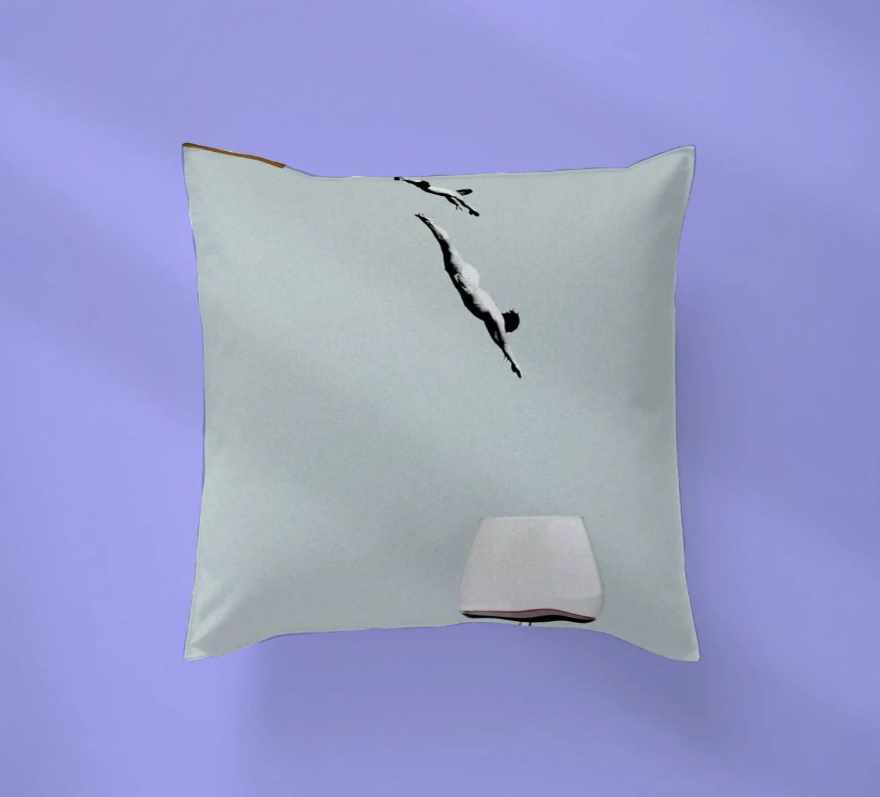 Your Best Friends Forget You Get Old coussin de Maarten Léon