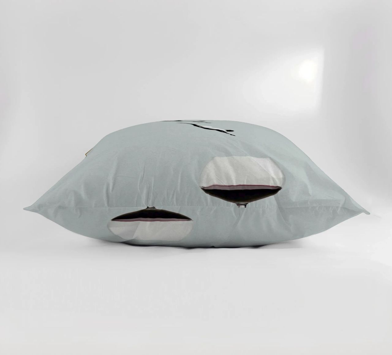 Your Best Friends Forget You Get Old coussin de Maarten Léon