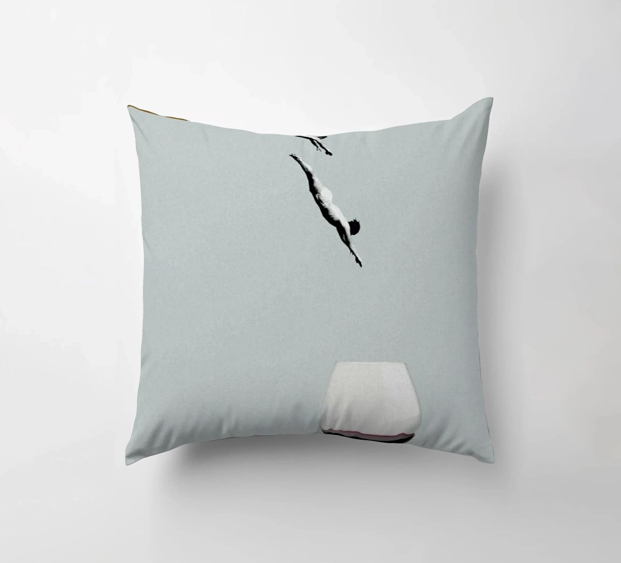 Your Best Friends Forget You Get Old coussin de Maarten Léon
