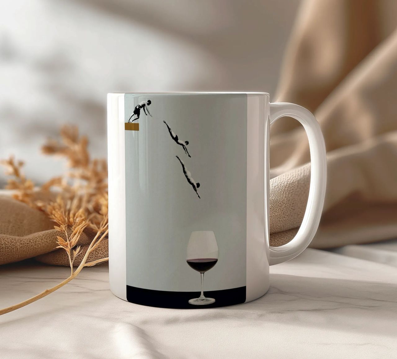 Your Best Friends Forget You Get Old ceramic mug by Maarten Léon