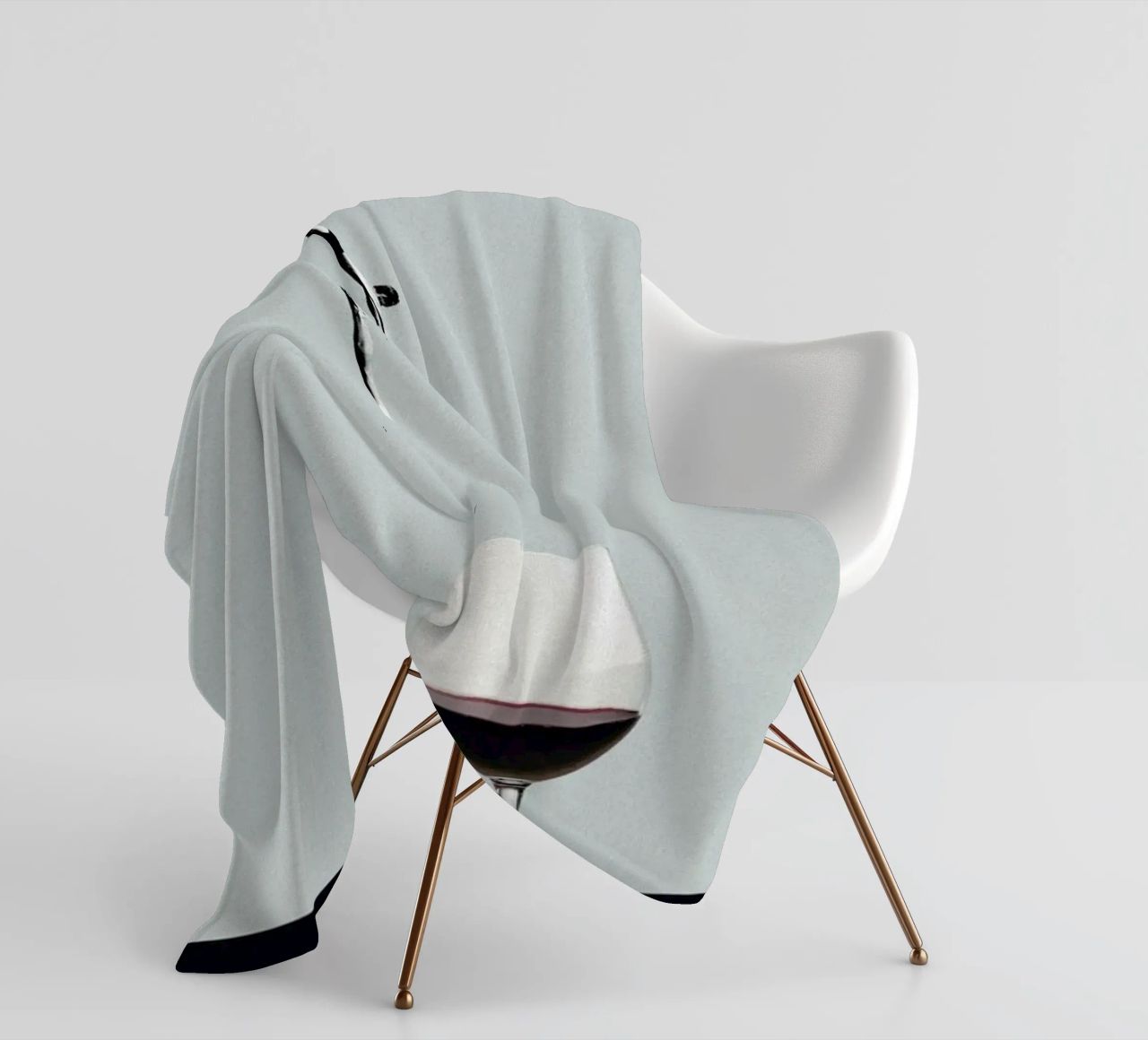 Your Best Friends Forget You Get Old fleece blanket by Maarten Léon