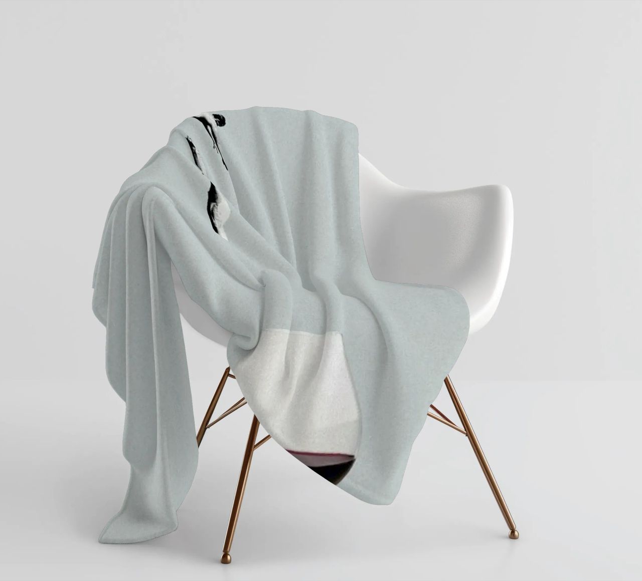 Your Best Friends Forget You Get Old fleece blanket by Maarten Léon