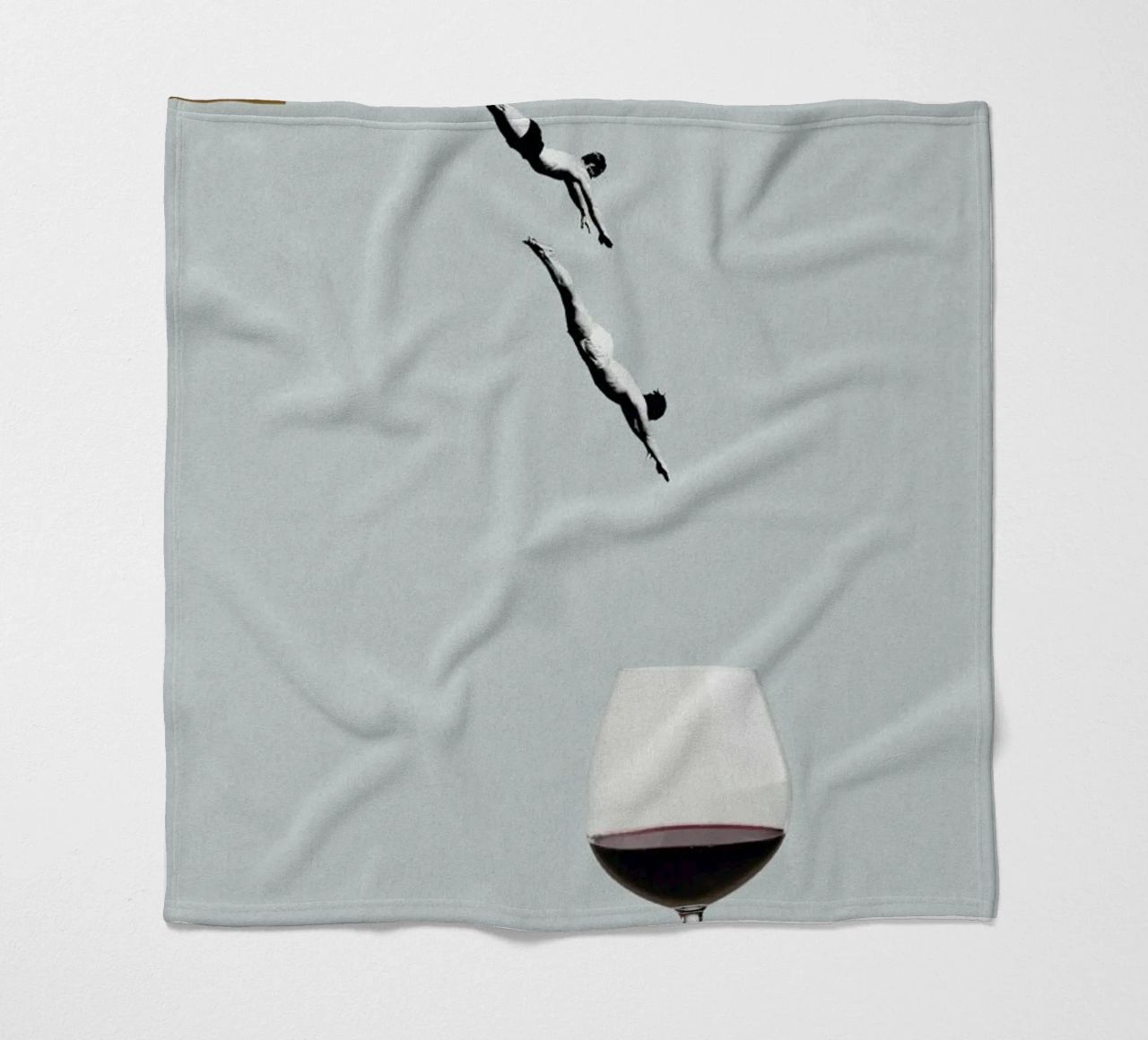 Your Best Friends Forget You Get Old fleece blanket by Maarten Léon