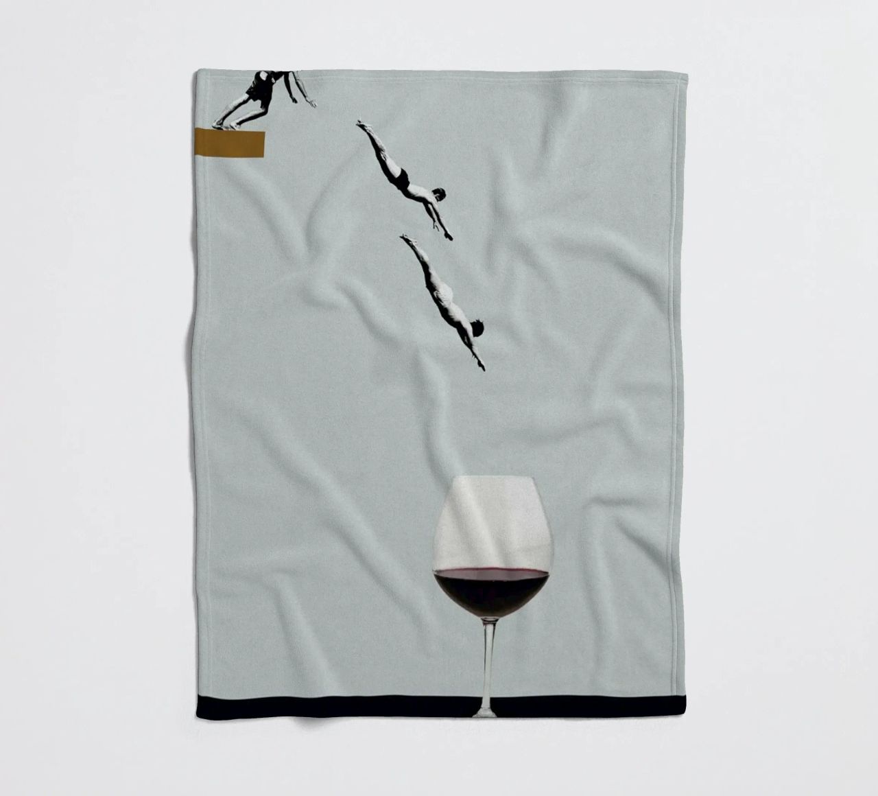 Your Best Friends Forget You Get Old fleece blanket by Maarten Léon