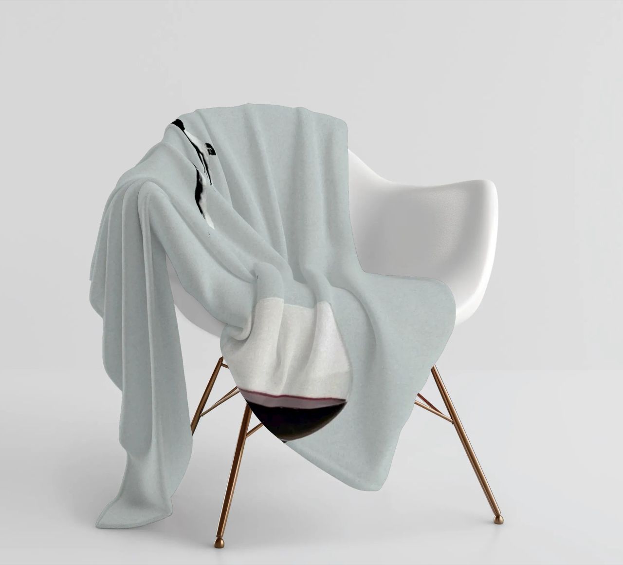 Your Best Friends Forget You Get Old fleece blanket by Maarten Léon