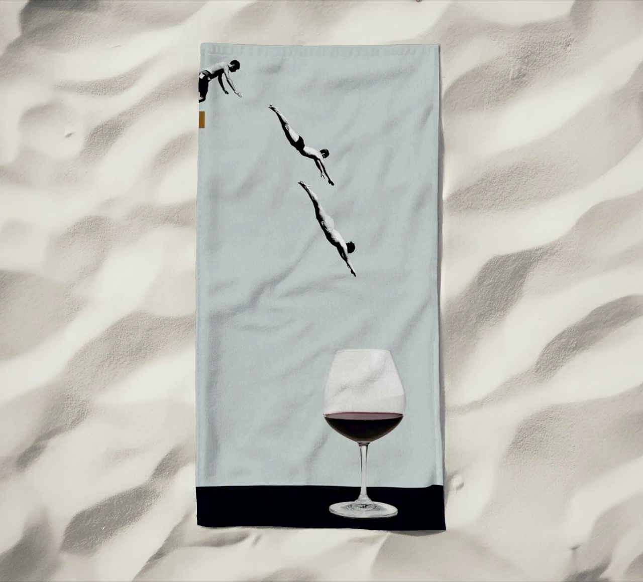 Your Best Friends Forget You Get Old serviette de plage de Maarten Léon