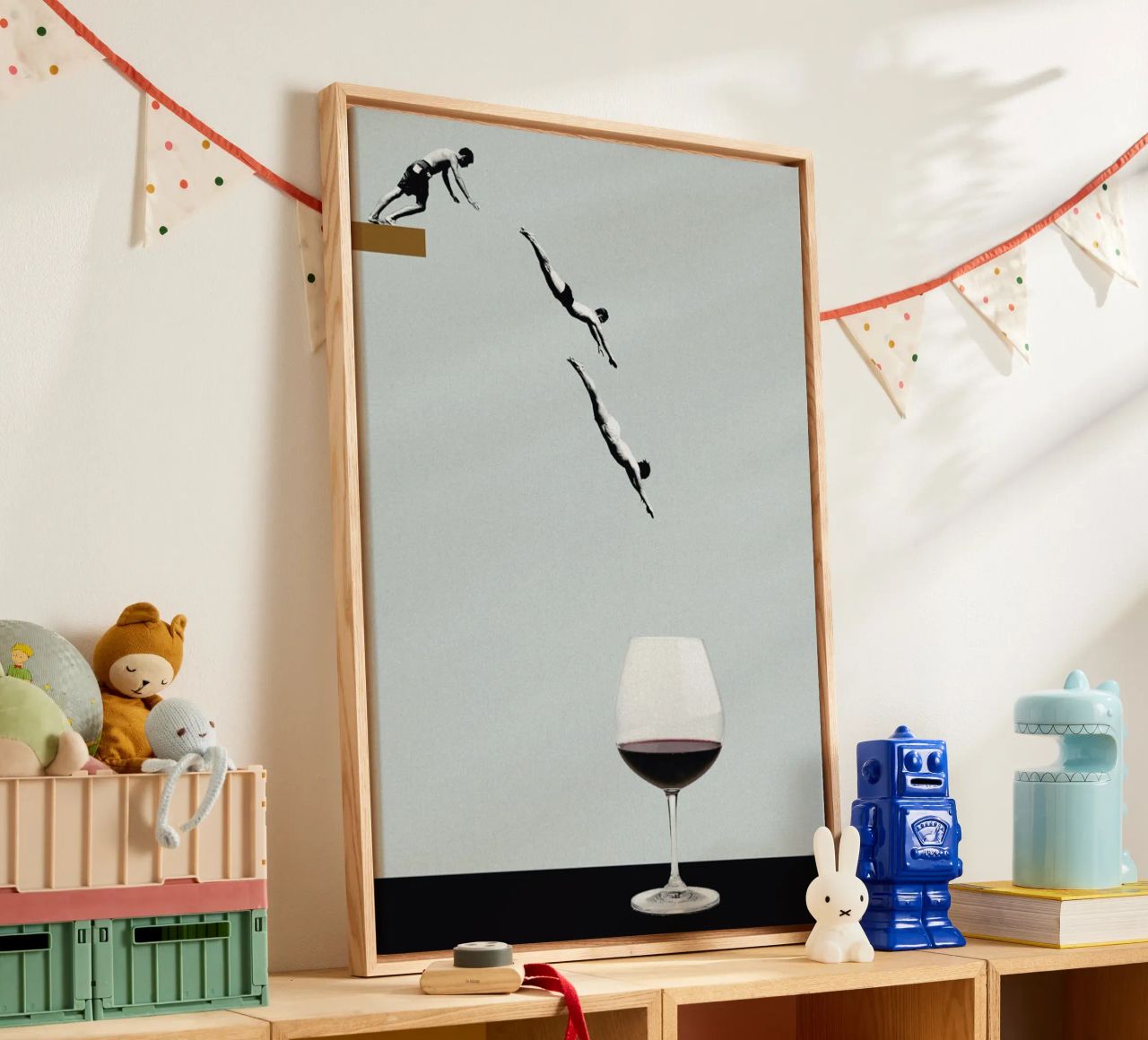 Your Best Friends Forget You Get Old canvas by Maarten Léon
