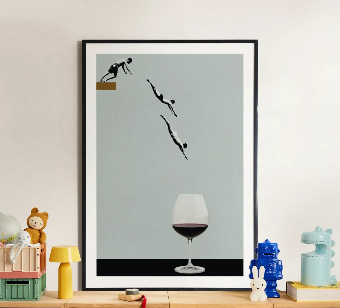 Your Best Friends Forget You Get Old poster by Maarten Léon