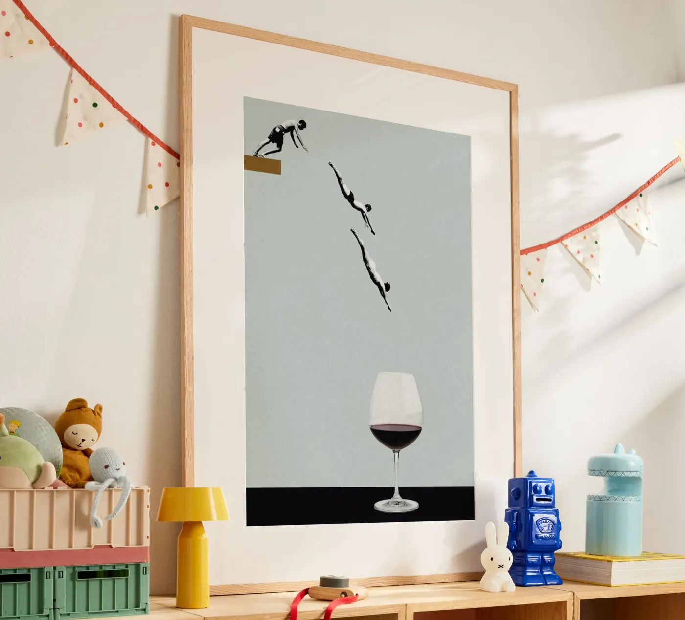 Your Best Friends Forget You Get Old poster by Maarten Léon