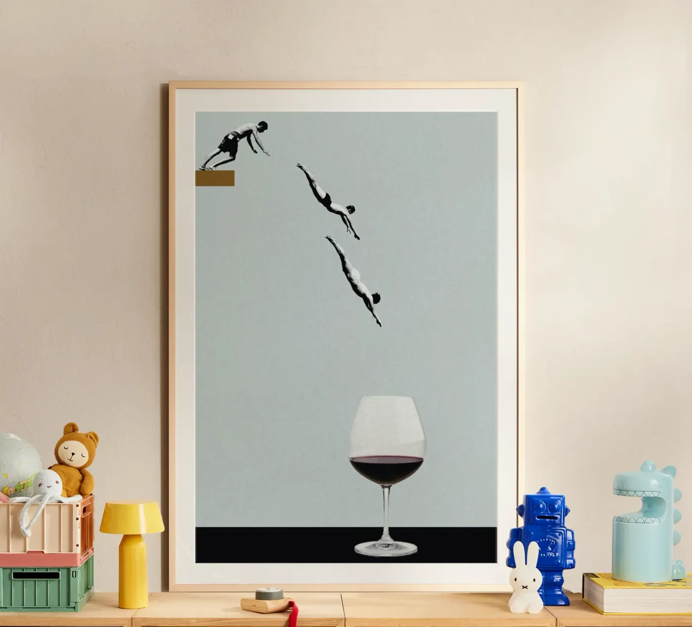 Your Best Friends Forget You Get Old poster by Maarten Léon
