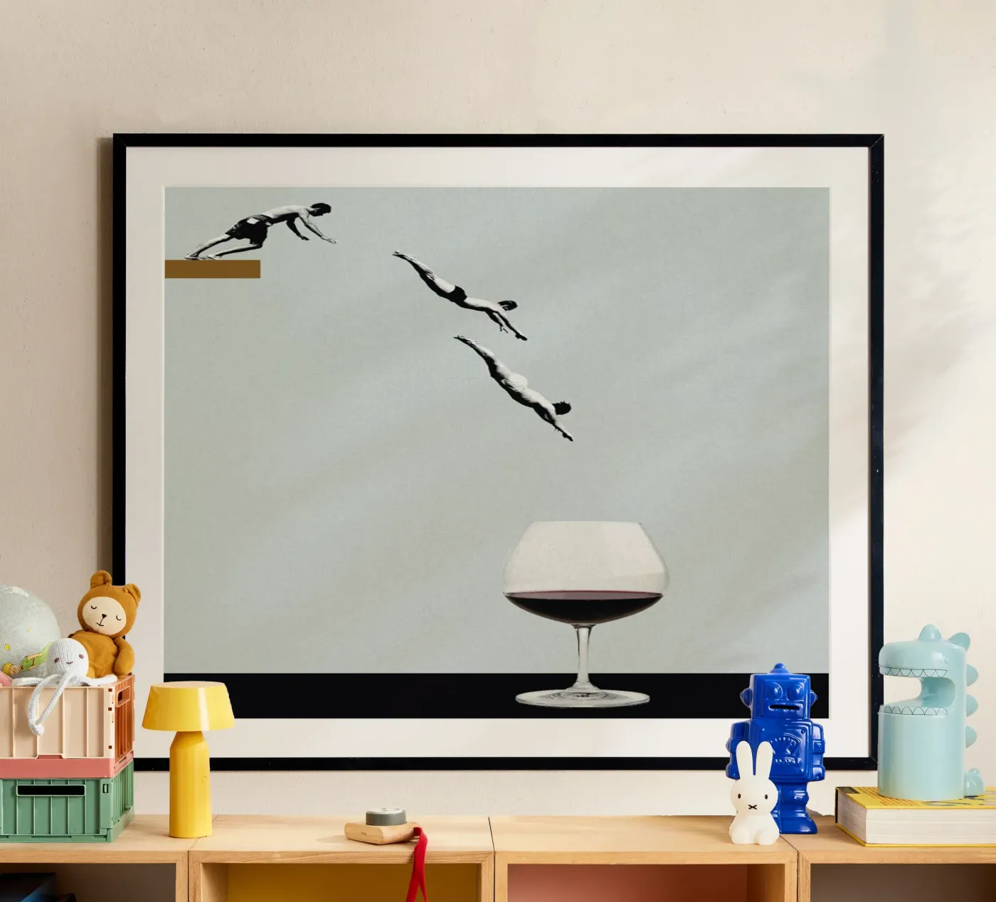 Your Best Friends Forget You Get Old poster by Maarten Léon