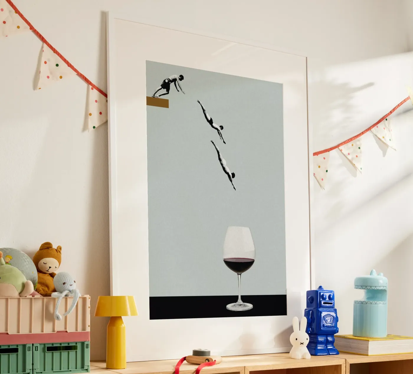 Your Best Friends Forget You Get Old poster by Maarten Léon