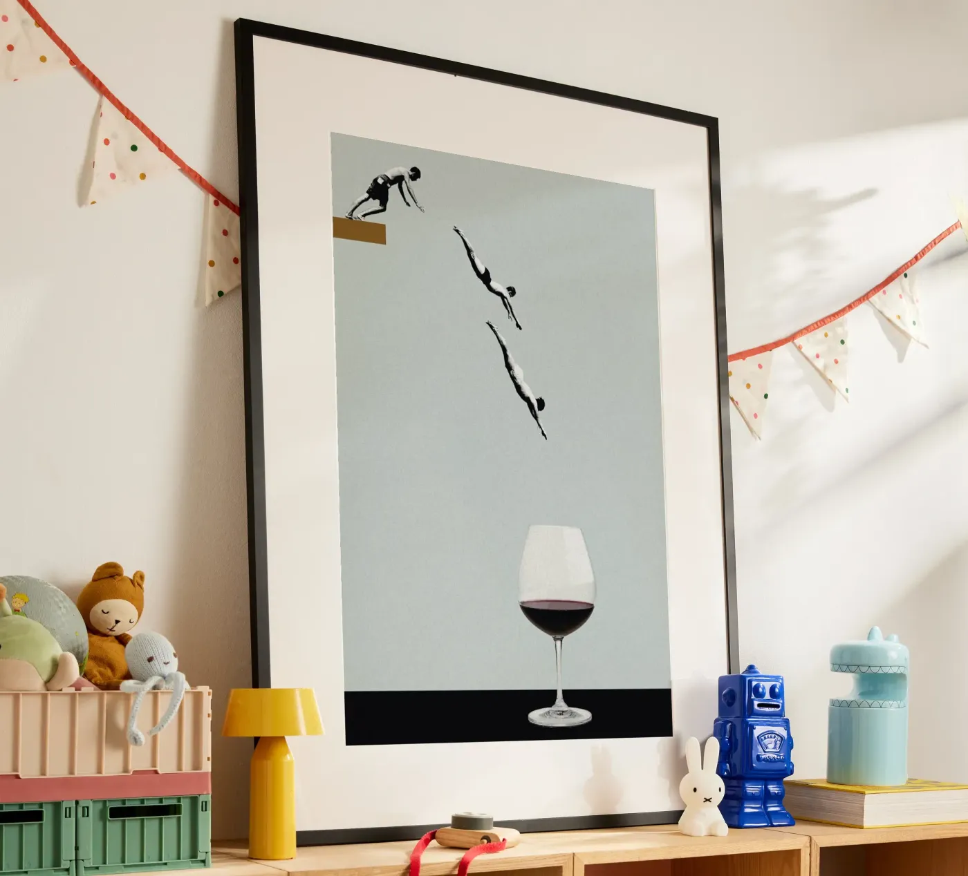 Your Best Friends Forget You Get Old poster by Maarten Léon
